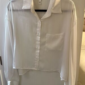 Glam Crisp White Shirt